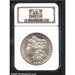 1893-CC S$1 AU55 NGC.