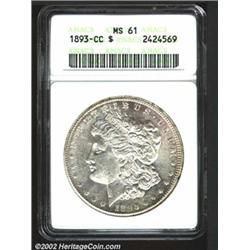1893-CC S$1 MS61 ANACS.