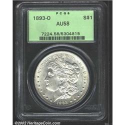 1893-O S$1 AU58 PCGS.