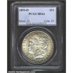 1893-O S$1 MS64 PCGS.