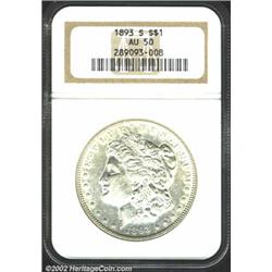 1893-S S$1 AU50 NGC.