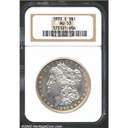 1893-S S$1 AU53 NGC.