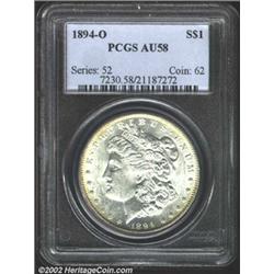 1894-O S$1 AU58 PCGS.