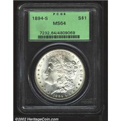 1894-S S$1 MS64 PCGS.