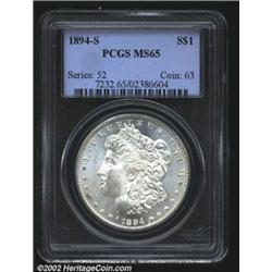 1894-S S$1 MS65 PCGS.