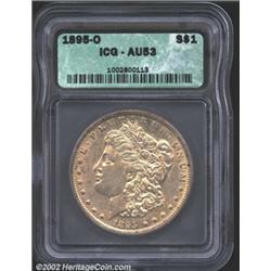 1895-O S$1 AU53 ICG.
