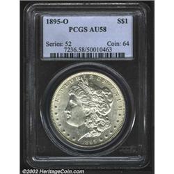 1895-O S$1 AU58 PCGS.