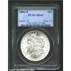 1896-O S$1 MS63 PCGS.