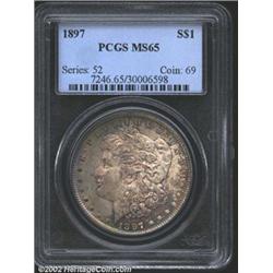 1897 S$1 MS65 PCGS.