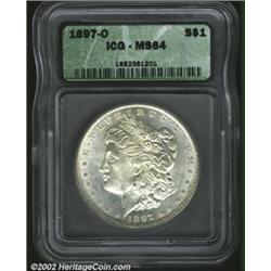1897-O S$1 MS64 ICG.
