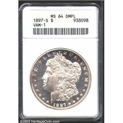 1897-S S$1 MS64 Deep Mirror Prooflike ANACS.