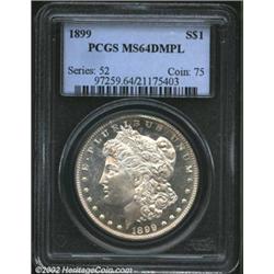 1899 S$1 MS64 Deep Mirror Prooflike PCGS.