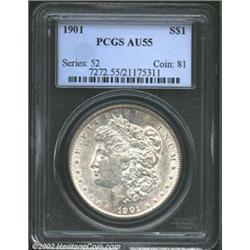 1901 S$1 AU55 PCGS.