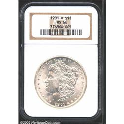 1901-O S$1 MS66 NGC.