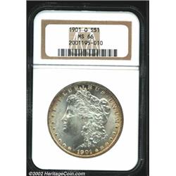 1901-O S$1 MS66 NGC.