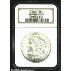 1921 S$1 MS66 NGC.