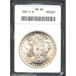 1921-S S$1 MS65 ANACS.