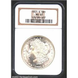 1921-S S$1 MS65 NGC.