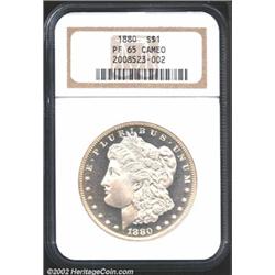 1880 S$1 PR65 Cameo NGC.
