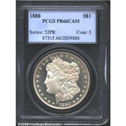 1880 S$1 PR66 Cameo PCGS.
