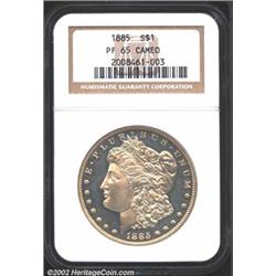 1885 S$1 PR65 Cameo NGC.