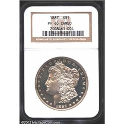 1887 S$1 PR65 Cameo NGC.