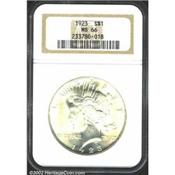 1923 S$1 MS66 NGC.