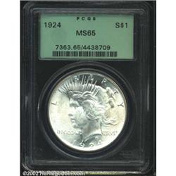 1924 S$1 MS65 PCGS.