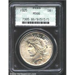 1925 S$1 MS66 PCGS.