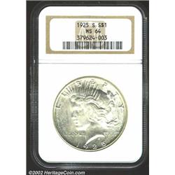 1925-S S$1 MS64 NGC.