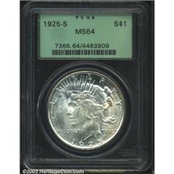 1925-S S$1 MS64 PCGS.