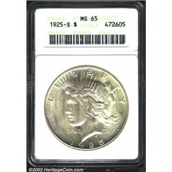 1925-S S$1 MS65 PCGS.