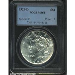 1926-D S$1 MS64 PCGS.