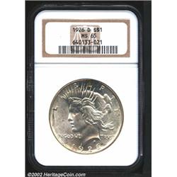1926-D S$1 MS65 NGC.