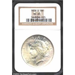 1926-D S$1 MS65 NGC.