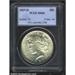 1927-D S$1 MS64 PCGS.