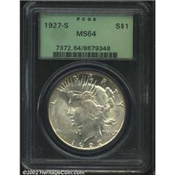 1927-S S$1 MS64 PCGS.
