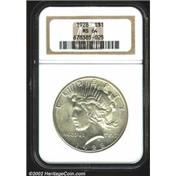 1928 S$1 MS64 NGC.