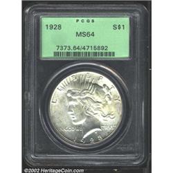 1928 S$1 MS64 PCGS.