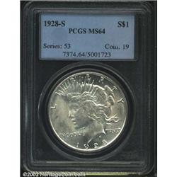 1928-S S$1 MS64 PCGS.