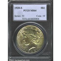 1928-S S$1 MS64 PCGS.