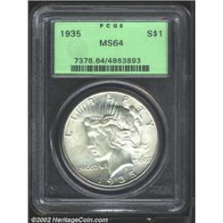 1935 S$1 MS64 PCGS.