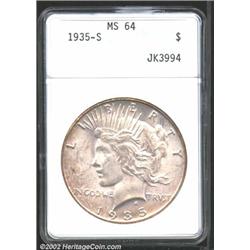 1935-S S$1 MS64 ANACS.