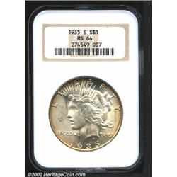 1935-S S$1 MS64 NGC.