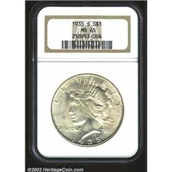 1935-S S$1 MS65 NGC.