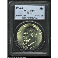 1976-S S$1 Silver MS68 PCGS.