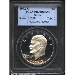 1972-S S$1 Silver PR70 Deep Cameo PCGS.