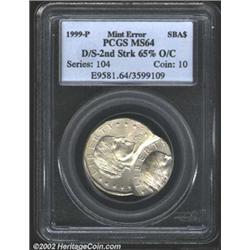 1999-P SBA$ Anthony Dollar--Double Struck,