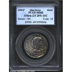 1999-P SBA$ Anthony Dollar--Triple Struck,
