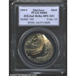 1999-P SBA$ Anthony Dollar--Double Struck,